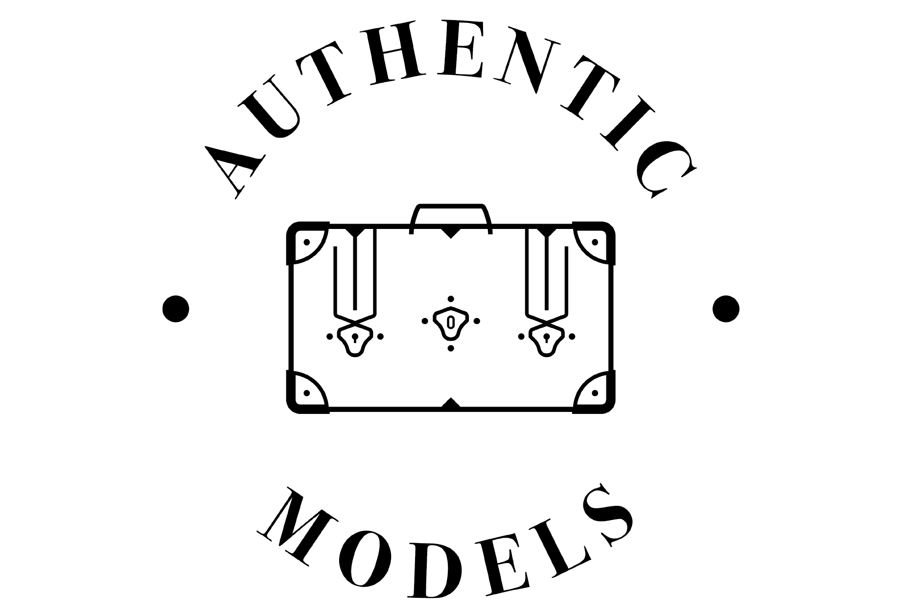 Authentic models logo Authentic models logo